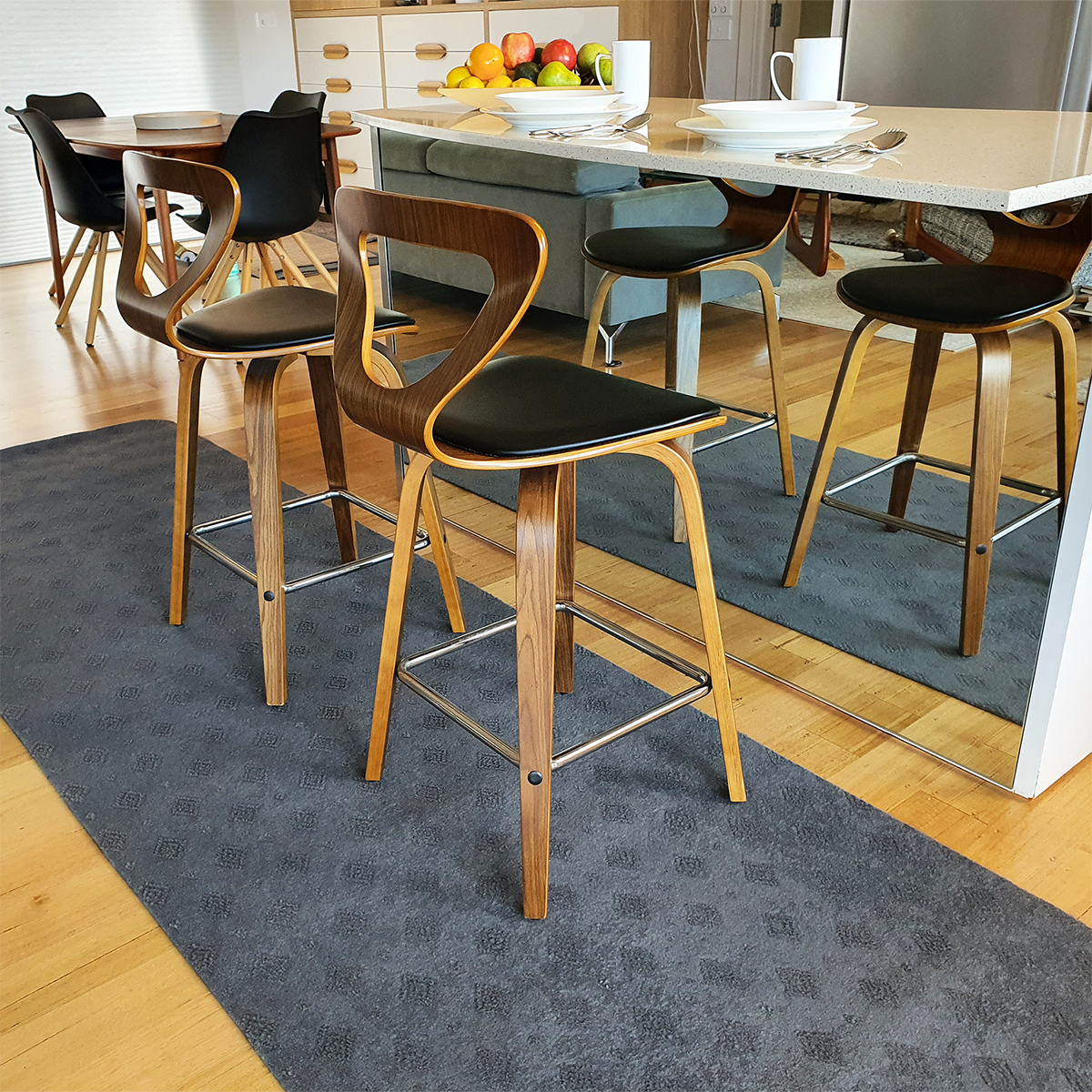 Conni Marathon Mat in charcoal